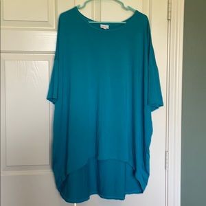 3XL LuLaRoe solid Blue Irma Tunic